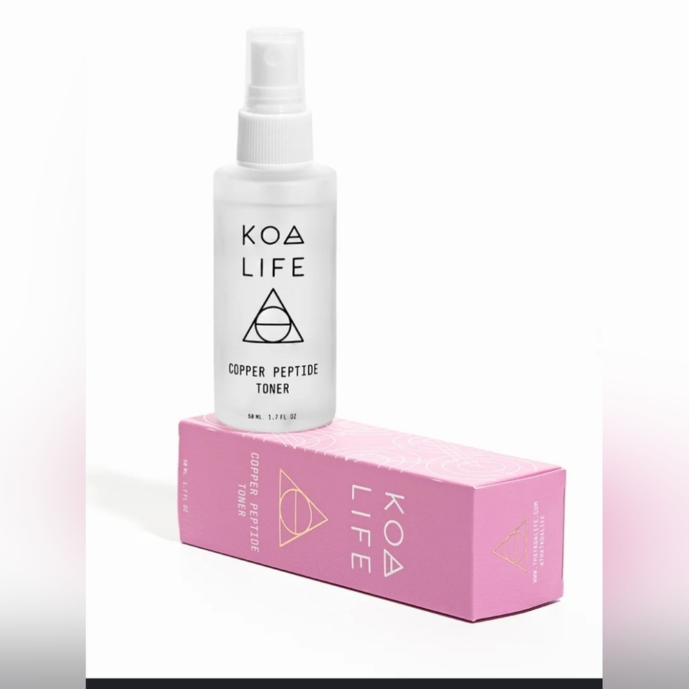 Koa Life Copper Peptide Toner Full Size New & Unused